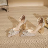 Elegant pointed heels